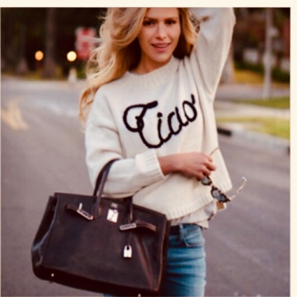 Wild Fox Ciao Bella wool sweater XS